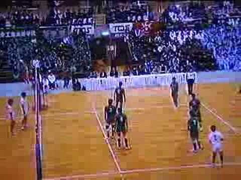 春高バレー始球式2008.2.3