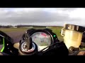 For the first time you can see video evidence of how wild Kawasaki's new ZX-10R is flat out.  Watch the new Kawasaki rev out in top gear as it bounces of its speed limiter and check out how much the bars move as the bike twitches over the bumpy test track.  Then watch as it takes on Yamaha's R1, which comes out on top in a simple flat out run. You can read the full test of all this year's 1000cc superbikes in the February 6 edition of MCN.