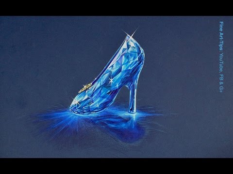 Как нарисовать хрустальною туфельку для золушки Как нарисовать хрустальною туфельку для золушки