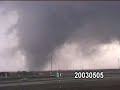 This is a sample of tornado video shot by Robert Prentice, Atmospheric Images.http://members.cox.net/rprentice/video.htmAtmospheric Images licenses video of violent storms and their aftermath for broadcasts, documentaries, advertising, corporate productions and more in digital format. My video footage can be licensed for use in broadcasts, documentaries, advertising, corporate productions, and other mediums.Licensing information can be found at:http:/members.cox.net/rprentice/license.htm