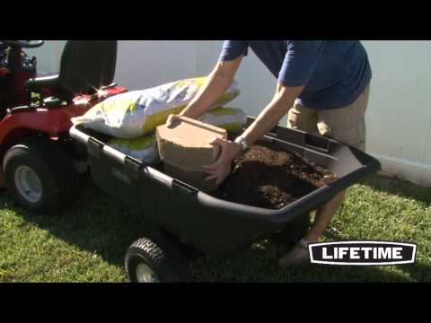 Lifetime Gartenkarre / Transportanhänger XXL Produktvideo  | ENGLISCH | Clemens HobbyTec