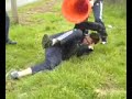 Beatin up Some kid wiv a Cone