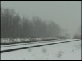 Railroad Action Clip Series 15. CSX Winter Time, Erie PA.