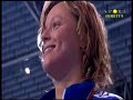 medaglia d'oro 400 stile libero donne agli europei di eindhoven con il nuovo record del mondo new world record 400 freestyle women