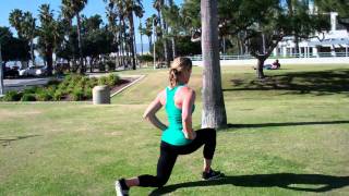 High Intensity Maximal Contraction Lunge