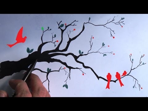 how to draw tree branches