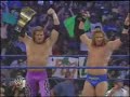 smackdown! 8/8/08 quick cut highlights

comment

flag of united states trevor murdoch (trevor rhodes) * flag of united states johnny nitro (john hennigan) * flag of united states randy orton * flag of samoa umaga (eddie fatu) * flag of united states val venis (sean morley) * flag of united states viscera (nelson frazier, jr.)
referees * flag of united states mike chioda - senior official * flag of united states jack doan * flag of united states marty elias (marty rubalcaba) * flag of united states chad patton
other on-air talent * flag of united states max bretos - backstage interviewer * flag of united states jonathan coachman - executive assistant for mr. mcmahon * flag of united states armando estrada (hazem ali) - manager of umaga * flag of united states todd grisham - backstage interviewer and occasional ring announcer * flag of united states jerry lawler - color commentator of raw and occasional wrestler * flag of united states shane mcmahon - executive vice president of global media, head of media relations department, occasional wrestler * flag of united states jim ross - play-by-play commentator of raw and executive vice president of business strategies * flag of united states ron simmons - occasional appearances
inactive talent * flag of united states lilian garcia - ring announcer * flag of mexico super crazy (francisco pantoja islas) - torn mcl suffered during european tour * flag of united states triple h (paul levesque) - recovering from a torn quadriceps muscle, expected return in july
stables & tag teams * lance cade and trevor murdoch * jim duggan and eugene * cryme tyme (shad gaspard and jtg) * the hardys (jeff hardy and smackdown!'s matt hardy) * the highlanders (robbie mcallister and rory mcallister) * the world's greatest tag team (shelton benjamin and charlie haas)
smackdown! brand
male wrestlers * flag of united states batista (dave bautista) * flag of united states the boogeyman (marty wright) * flag of canada chris benoit * flag of united states daivari (shawn daivari) * flag of united states festus dalton (drew hankinson) * flag of united states jesse dalton (ray gordy) * flag of united states deuce (james reiher, jr.) * flag of united states domino (cliff compton) * flag of canada edge (adam copeland) * flag of northern ireland finlay (david finlay) * flag of japan funaki (shoichi funaki) * flag of united states chavo guerrero (salvador guerrero iii) * flag of united states matt hardy * flag of united states gregory helms * flag of united states mark henry * flag of united states kane (glen jacobs) * flag of united states brian kendrick * flag of united states paul london * flag of united states the miz (mike mizanin) * flag of united states shannon moore * flag of united states jamie noble (james howard) * flag of united states montel vontavious porter (antonio banks) * flag of england william regal (darren matthews) * flag of united states scotty 2 hotty (scott garland) * flag of england dave taylor * flag of united states jimmy wang yang (james yun) (more) (less) (more) (less)
y2j chris jericho tna wrestling john morrison youtube tribute chavo 
the rock,the undertaker,kurt angle,nwo (new world order)
(kevin nash, scott hall, x-pac,
chris benoit,kane
hollywood hulk hogan,rob van dam
billy & chuck,booker t
edge,big show
rikishi,bubba ray dudley
d-von dudley,brock lesnar
mark henry,william regal
maven,lita
billy kidman bradshaw
tajiri steven richards
chris jericho matt hardy
ivory raven
albert jeff hardy
the hurricane mr. perfect
al snow spike dudley
lance storm d'lo brown
diamond dallas page shawn stasiak
torrie wilson terri
scotty 2 hotty jacqueline
stacy keibler goldust
christian trish stratus
test justin credible
faarooq big boss man
tazz tommy dreamer
hardcore holly crash holly
val venis mighty molly
perry saturn,eddie guerrero
rey mysterio,shawn michaels
john cena,steve austin
batista,shelton benjiman chris jericho jeff hardy hbk christian undertaker batista john cena hell in a cell ecw wwf rey mysterio kane mvp triple h ric flair matt hardy randy orton johny nitro eddie guerrero frog splash rey mysterio 619 ric flair figure-4 leg lock chris y2j jericho walls of jericho cm punk anaconda vice bobby lashley dominator shawn micheals hbk elbow drop matt hardy twist of fate edge spear john cena stfu kane chokeslam cm punk go to sleep john cena fu batista batista bomb john morrison corkscrew neckbreaker shawn micheals sweet chin music triple h pedigree randy orton rko undertaker tombstone piledriver last ride
matches:

diva olympic tag team match: natalya & victoria & maryse vs michelle mccool & maria & maryse

curt hawkins & zack ryder (edgheads) vs jimmy wang yang & shannon moore

jeff hardy vs shelton benjamin - *dq, mvp attacks jeff*

the great khali vs triple h - arm wrestling

brian kendrick vs super crazy

the undefeated vladimir kozlov vs jesse & festus

*edge attacks chavo & vickie guerrero*