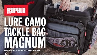 Видео: Рибарска чанта Rapala LureCamo Tackle Bag - Magnum