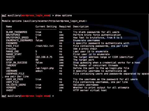 how to brute force wordpress