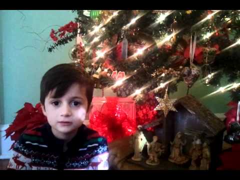  Levi Rigsby, Age 5, Happy Birthday Jesus