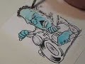 Fred the Motorcycle Riding Bigfoot