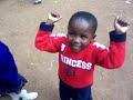 At Watoto Rau Ayubu was singing a song Amy and I taught him
