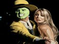 The Mask digital finger painting by Damien Rowe