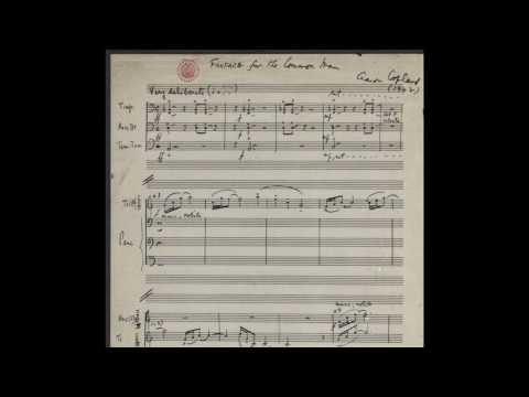 Fanfare for the Common Man by Aaron Copland, Boston Symphony Orchestra .