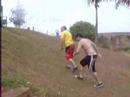 Pai escorregando Pai escorregando
