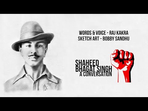 how to draw bhagat singh