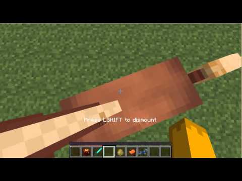how to make a horse like u in minecraft