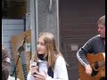 young girls from bretagne (france) brought the air of freshness with their interpretation of sea-shanties at the langesunds international shanty festival in june 2006