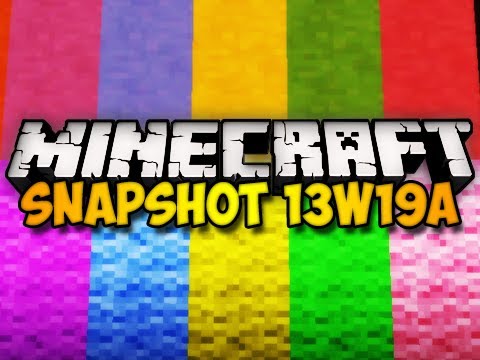 Minecraft Snapshot 13w19a - NEW MOB? STAINED CLAY, & MORE! (HD)
