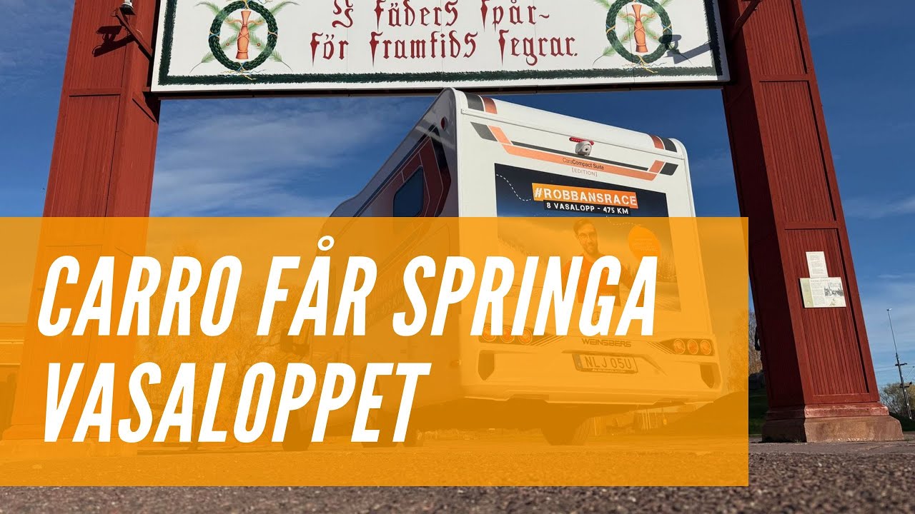 7. (Husbil 2/4) Carro får testa start & målgång i Vasaloppet!