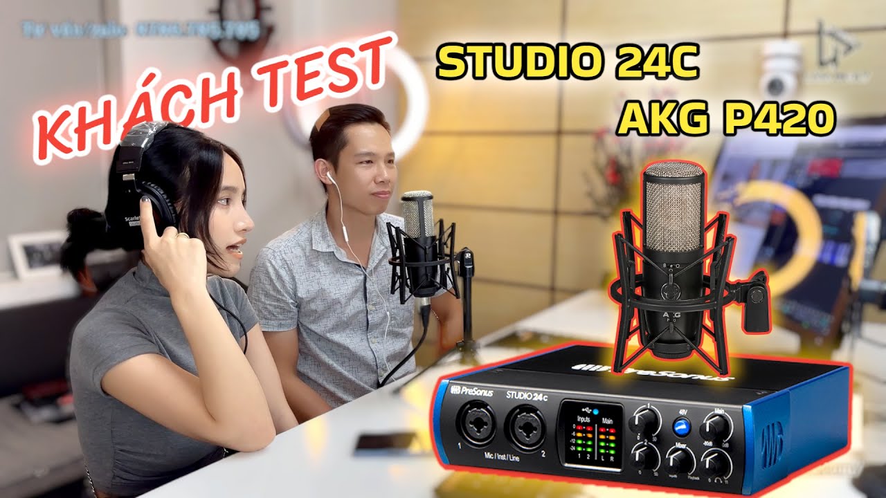 Test Studio 24C Và Micro AKG P420 Âm Thanh Chất Lượng Qua Ca Khúc Là Anh - Phạm Lịch