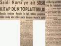 ÜSTAD BEDİÜZZAMAN SAİD NURSİ-BASININ O'NA KARŞI TUTUMU