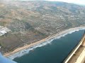 Jan flying in the Piper Cherokee Warrior South of Half Moon Bay Airport