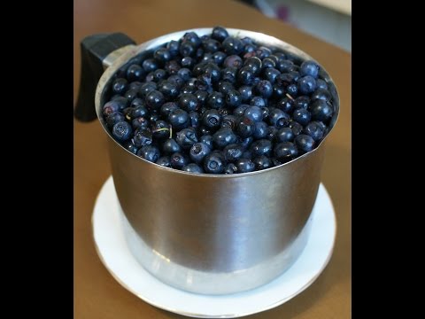 Черничное варенье, рецепт/ Как варить черничное варенье.
