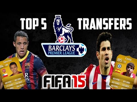 Alexis Sanchez to ARSENAL | Top 5 EPL Transfers | FIFA 15