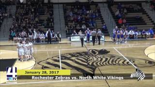 Rochester Boys Basketball vs. North White Vikings