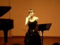 Marie Poschmann (mezzo soprano) sings Jeff Buckley's Hallelujah