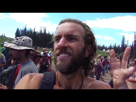 Tour of a Rainbow Gathering: Hippie festival in the woods