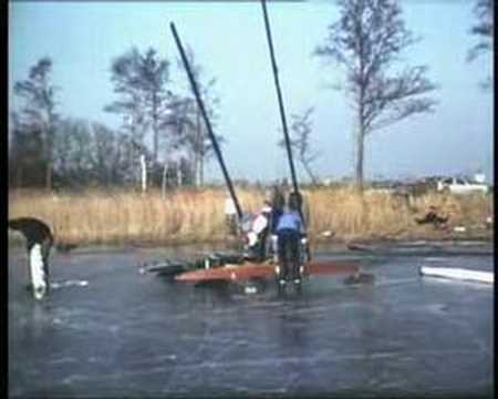 Sailing on ice..IJszeilen