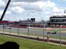 Lewis Hamilton UK GP warmup lap standing ovation