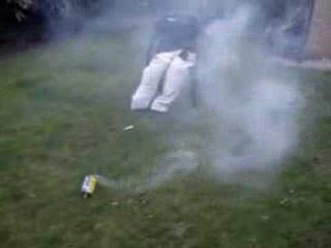 Horrific Firework Accident- man shot 18 times