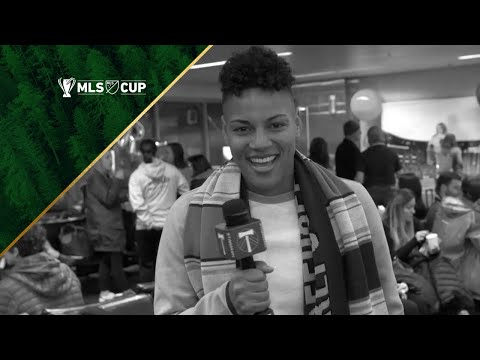 Video: Thorns FC's Adrianna Franch reports from the Alaska Airlines Timbers fan charter