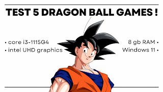 Tes 5 seri game Dragon Ball • core i3-1115G4 + intel UHD graphics + 8 gb RAM game test