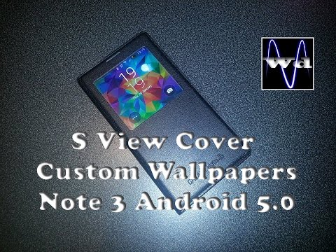 how to set note 3 s'view