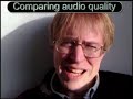 Audio recording comparison for AAS