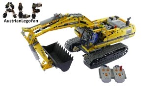 Lego Technic 8043 Motorized Excavator - Lego Speed Build Review