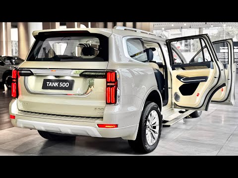 2025 Tank 500 Dune Gold - Luxury 3 Rows SUV, Interior & Exterior
