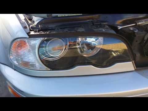 BMW DIY – Front Xenon Headlight Removal – 330ci 325ci