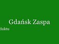 Gdańsk Zaspa- widok z wiaduktu