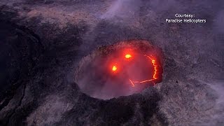 Kilauea Volcano on the water