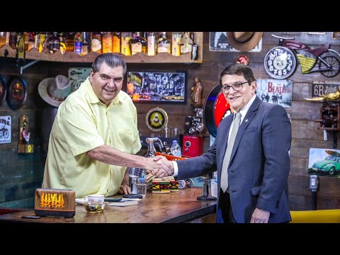 Presidente do Conselho Nacional dos Corretores de Imóveis, João Teodoro no Bar do Vaz