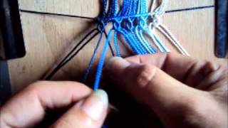 Macramé - Muestra de tejido - Macrame sample