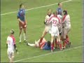 KC try vs Stade Francais KC try vs Stade Francais
