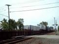CSX ES44DC #5208 in Lancaster, NY; out-of-tune K5LA horn