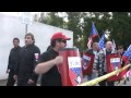 Confrontation between Neo-Nazi and Counter-Protesters at NSM Rally in Pomona, CA - November 5, 2011