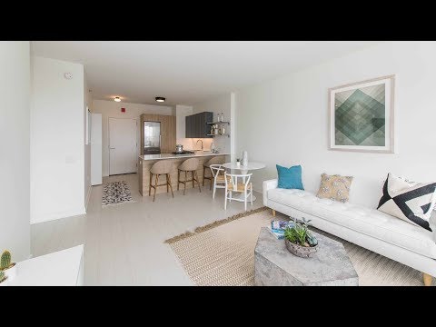 A north-facing 1-bedroom model at the new Landmark West Loop A north-facing 1-bedroom model at the new Landmark West Loop